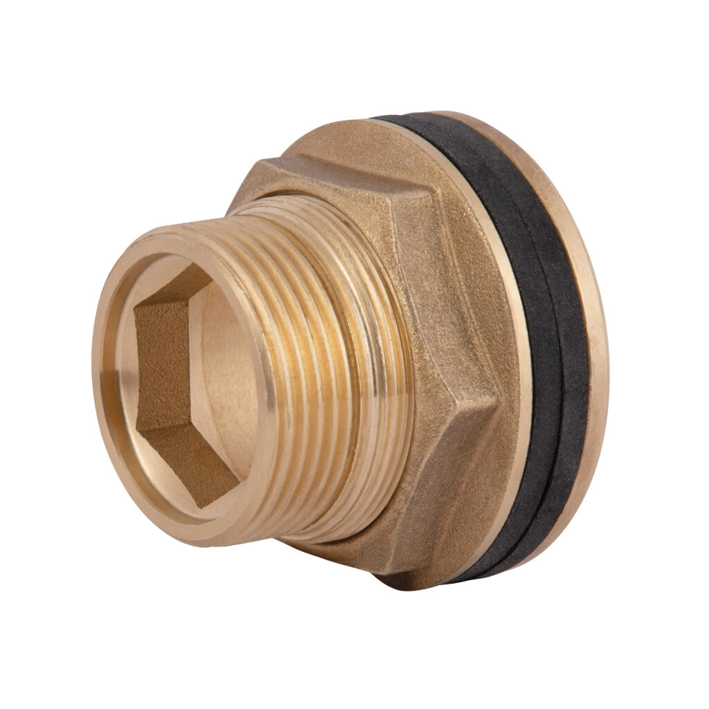 Врезка для бака Thermo Alliance Standard 1 1/4" Н, латунная (SD40032)