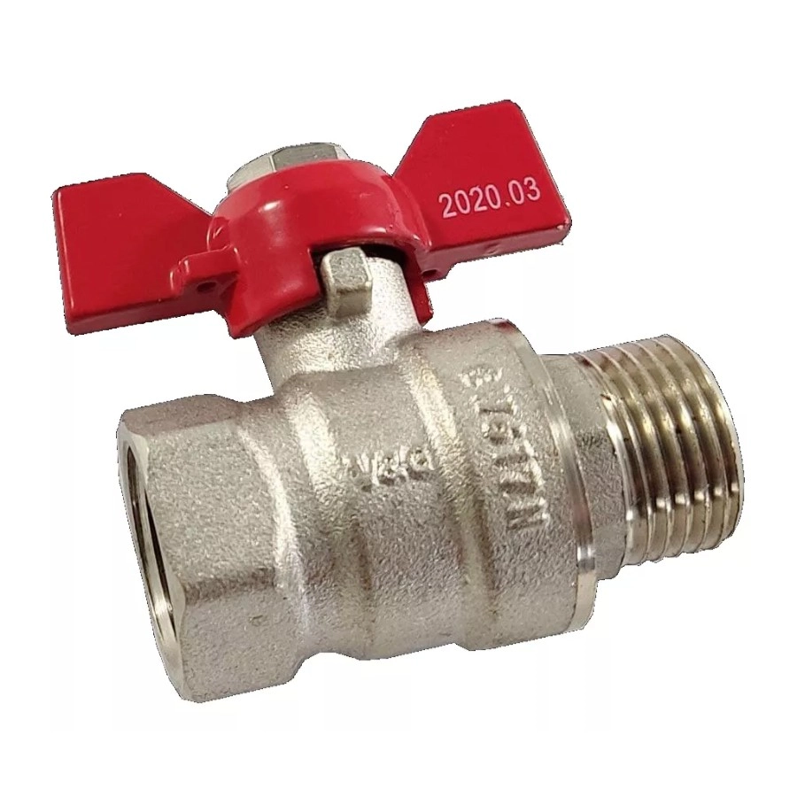 Шаровой кран V&G Optima 3/4" ВН прямой, латунь (VG-101102)