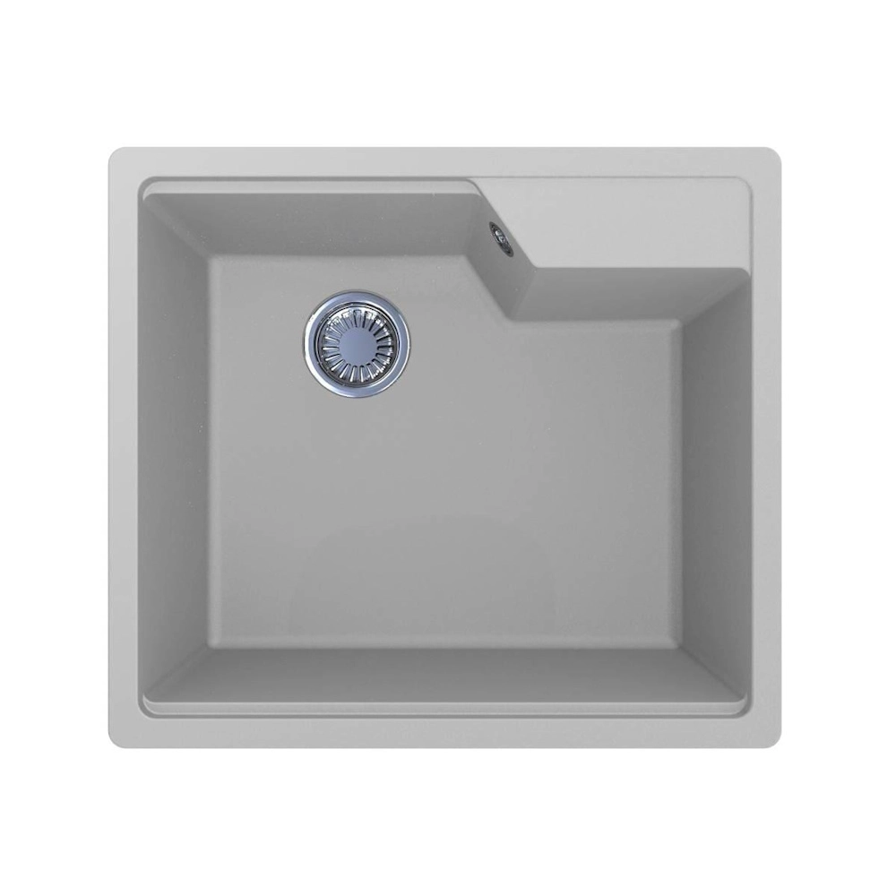 Кухонная мойка MIRAGGIO LISA 560 558x498 белая прямоугольная
