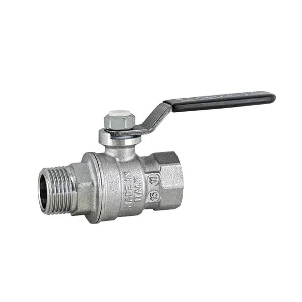 Шаровой кран Officine Rigamonti Aurea 1/2″x1/2″ ВН прямой, латунь (1105.015)
