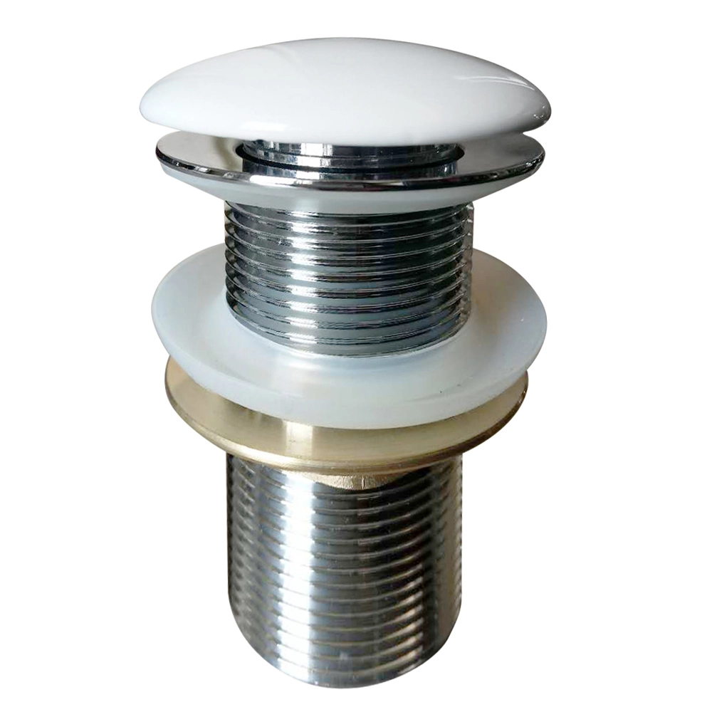 Донный клапан VOLLE 1 1/4″ для раковины, белый (90-00-037white)