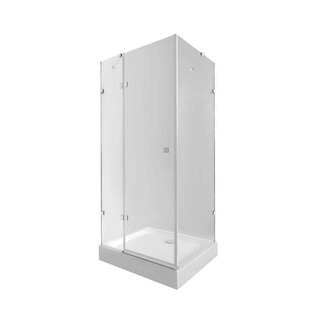 Душевая кабина Qtap Capricorn CRM1011SC6 202x100x100 стекло 6 мм, c поддоном Tern 301112 (CAPCRM1011SC6SET)
