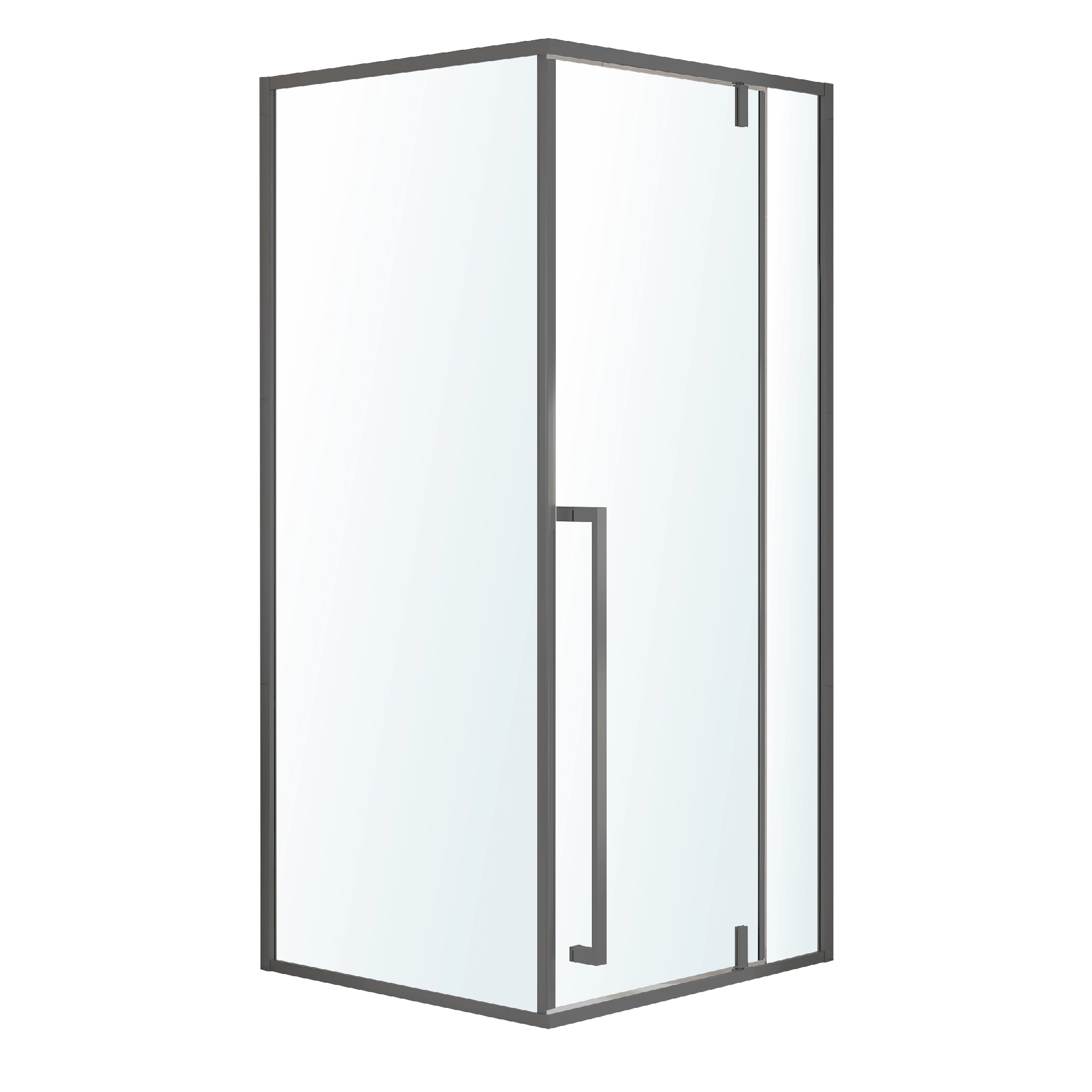 Душевая кабина VOLLE Mora 90-C 200x90x90 стекло 6 мм, без поддона, сатин (1037.125505)