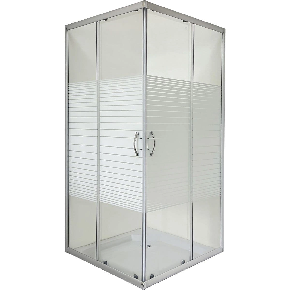 Душевая кабина BRAVO Odra 180x90x90 стекло 4 мм, без поддона, сатин (N90TS.Line)