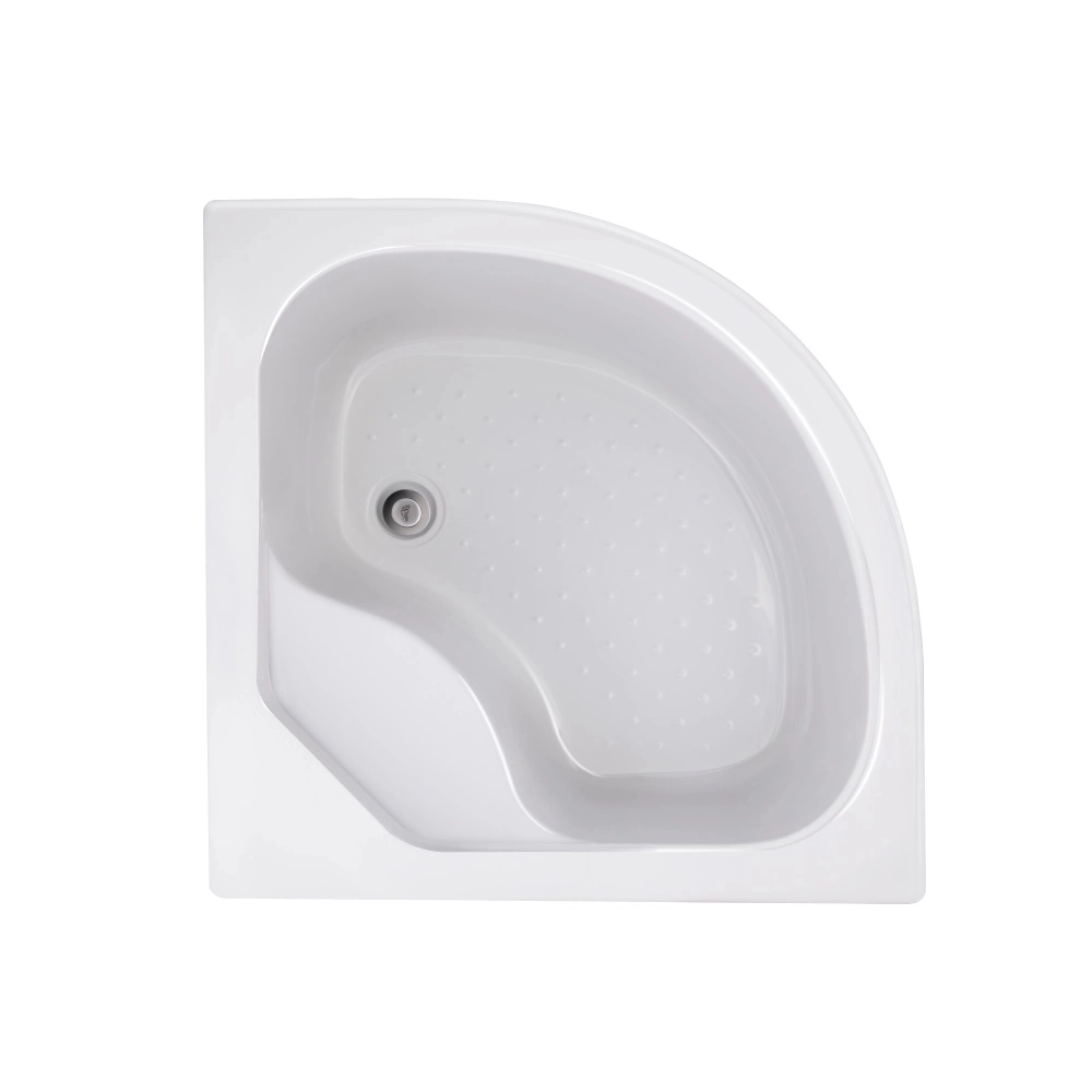 Душевой поддон Lidz Kapielka 80x80 полукруглый, белый (LKAST808041)