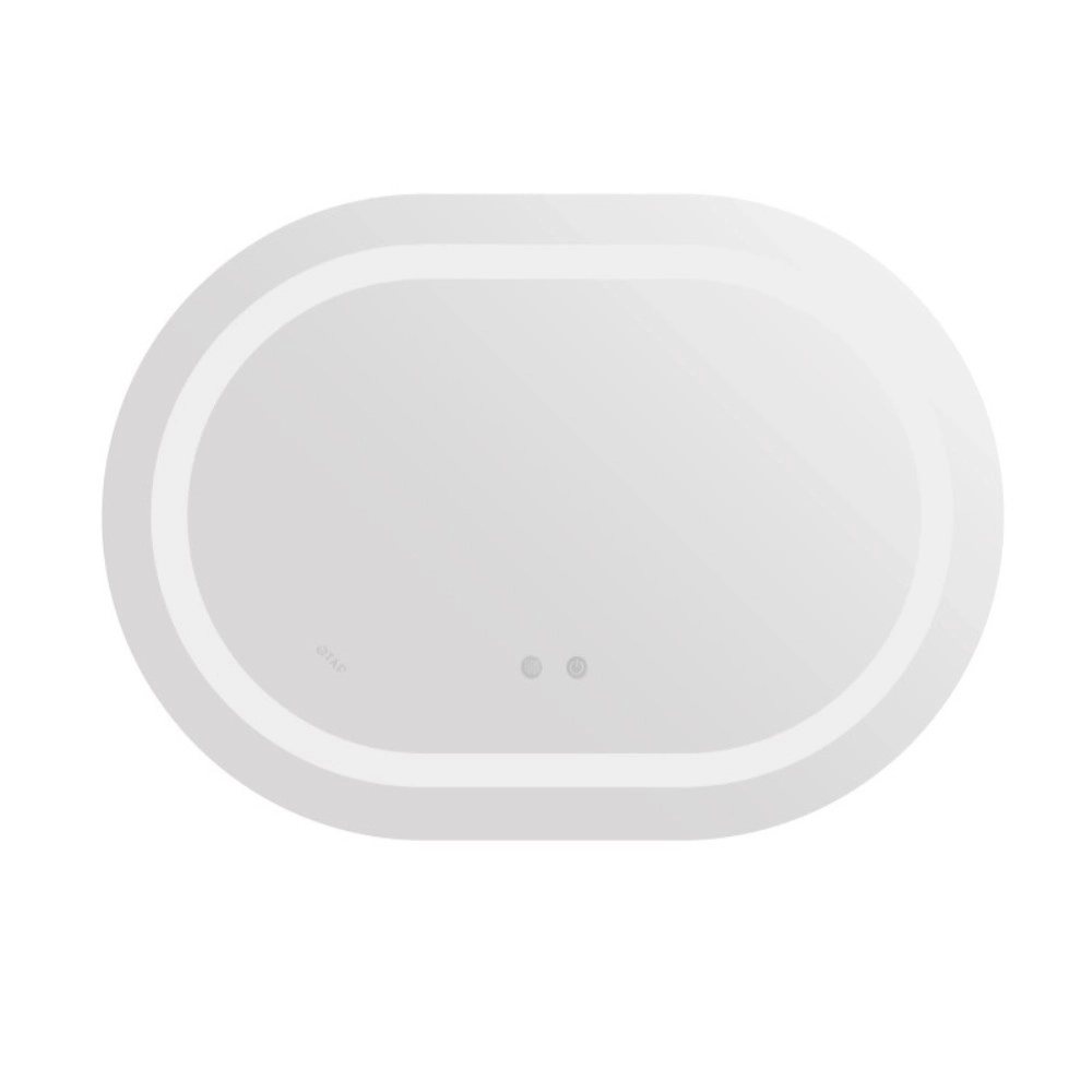 Зеркало для ванной комнаты Qtap Gemini 650х900 овальное с LED-подсветкой (QT2578R6590)
