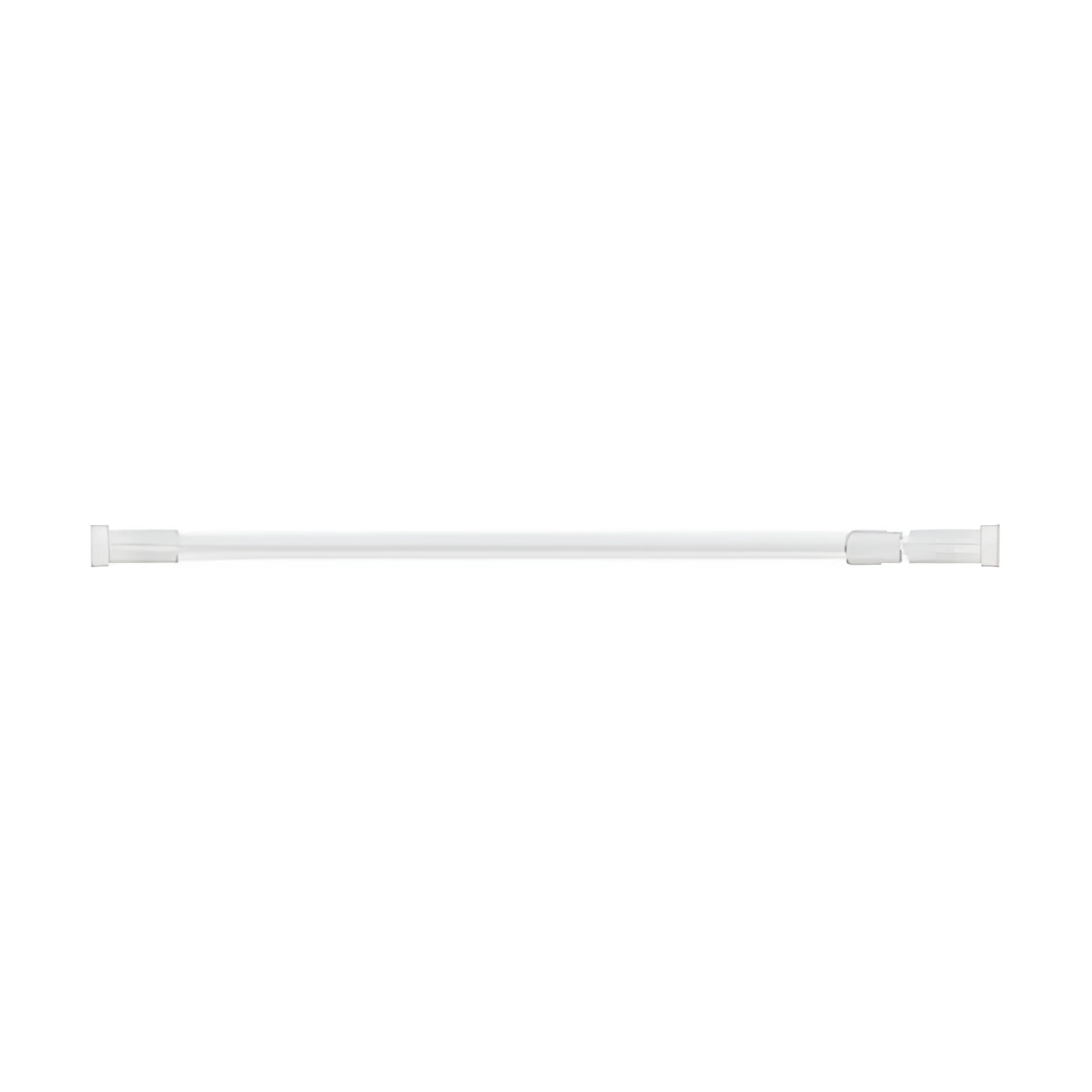 Карниз для ванной Frap F8923 140-260 см телескопический, алюминий, белый (1037827)