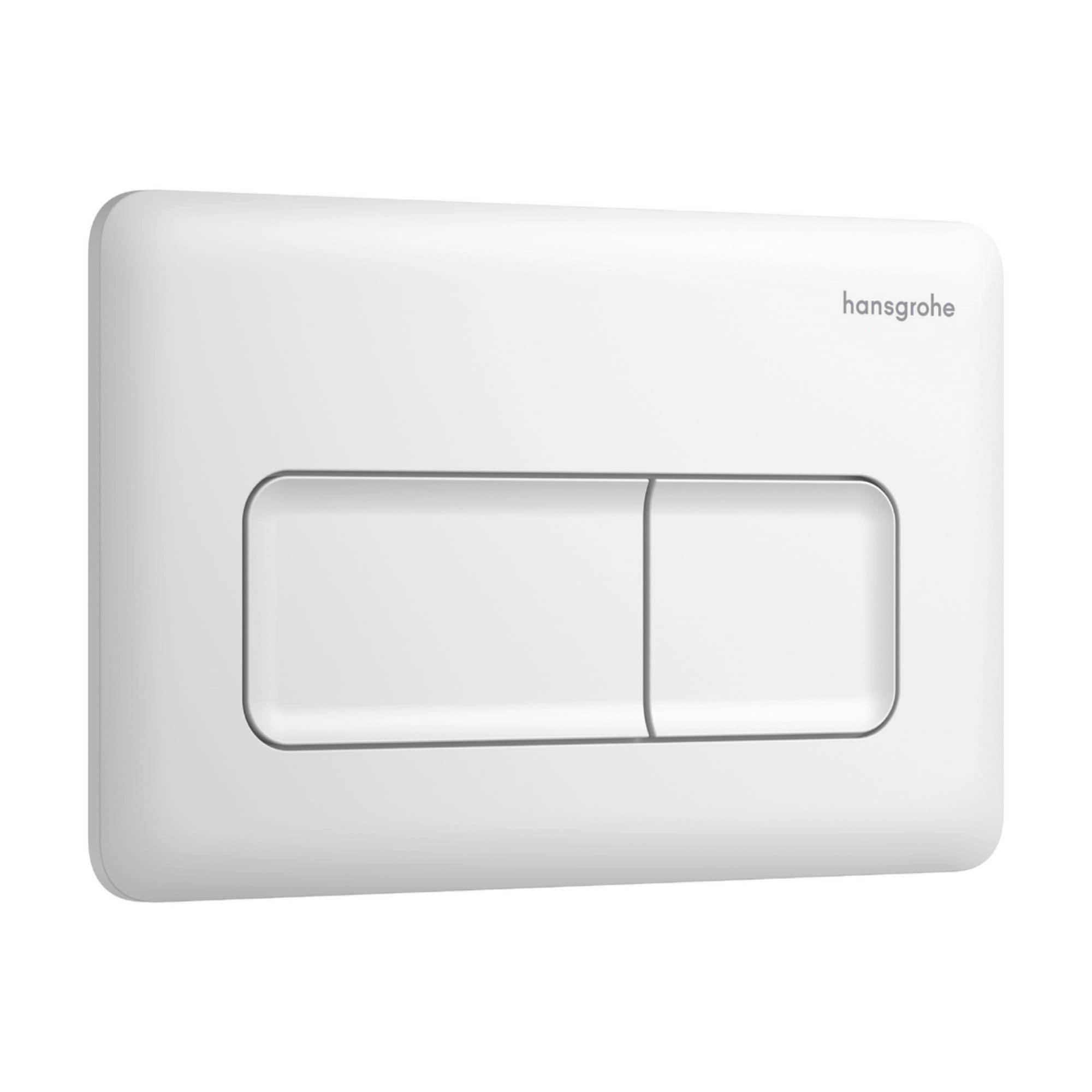 Кнопка для инсталяции Hansgrohe iFrame Original Q прямоугольная, белый матовый (66001700)