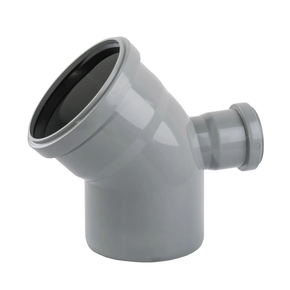 Колено канализационное TA Sewage 110х50х110 мм 45° (Ew2P®_110/110/45+50/90)