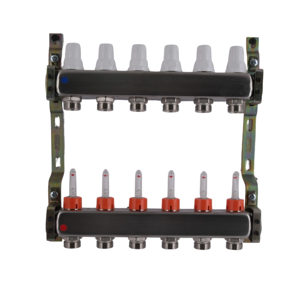 Коллектор теплого пола ICMA A3K013 3/4" НН 6-ый (87K073PK32)