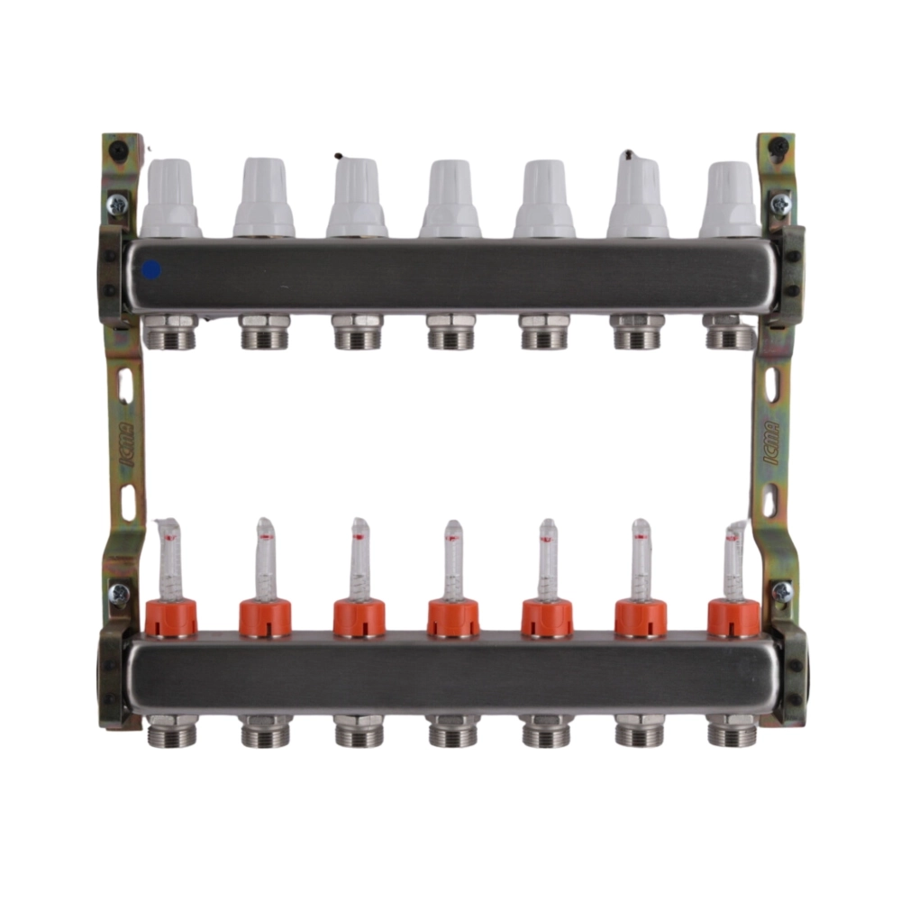Коллектор теплого пола ICMA A3K013 3/4" НН 7-ый (87K073PR32)