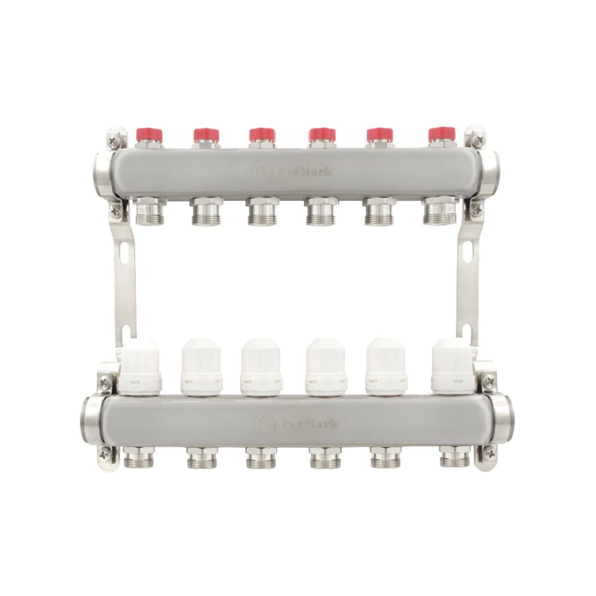 Коллектор теплого пола Polmark 1″3/4″ c 6 выходами