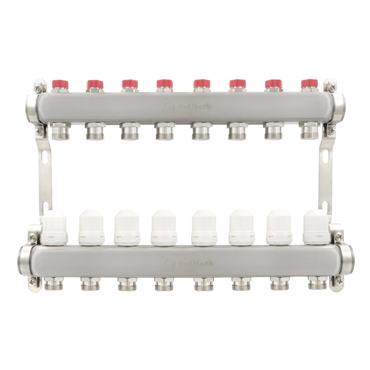 Коллектор теплого пола Polmark 1″3/4″ c 8 выходами