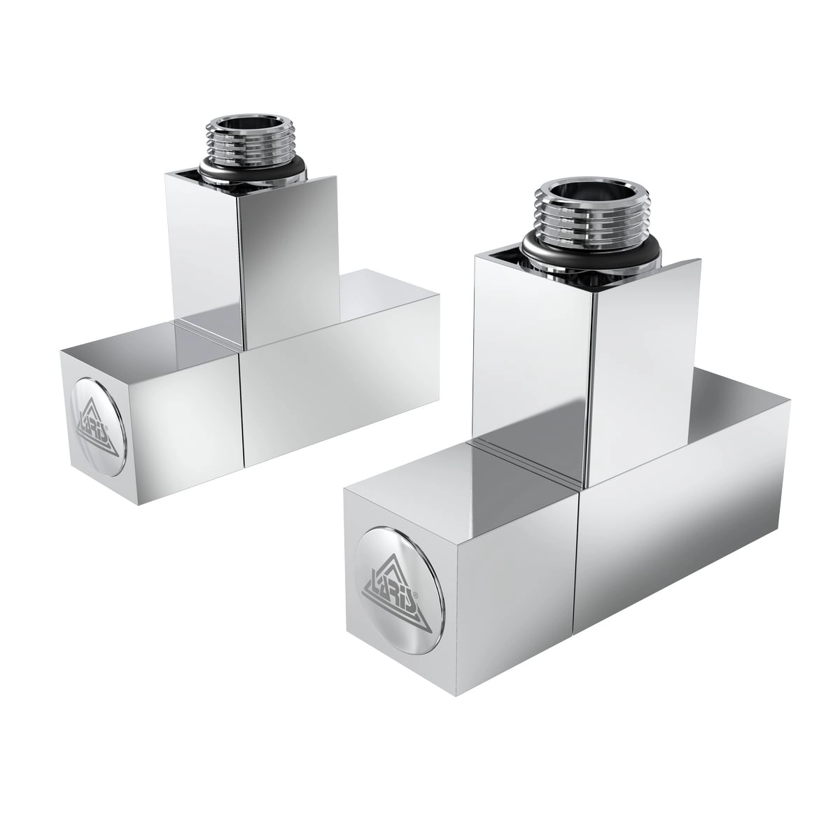 Комплект угловых кранов Laris 1/2"х1/2" для полотенцесушителя (2шт) (71401053)