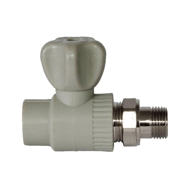 Вентиль радиаторный ASCO 3/4"x1/2" полипропиленовый, прямой