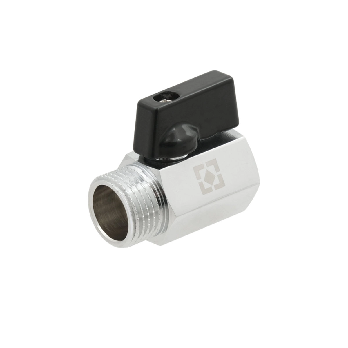 Шаровой кран мини Raftec 1/2" ВН прямой, латунь (RVHSM01)