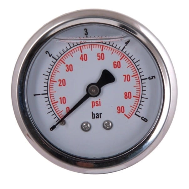 Манометр аксиальный Thermo Alliance Forte глицериновый 1/4" 6 бар 63мм (TAF171G6B)