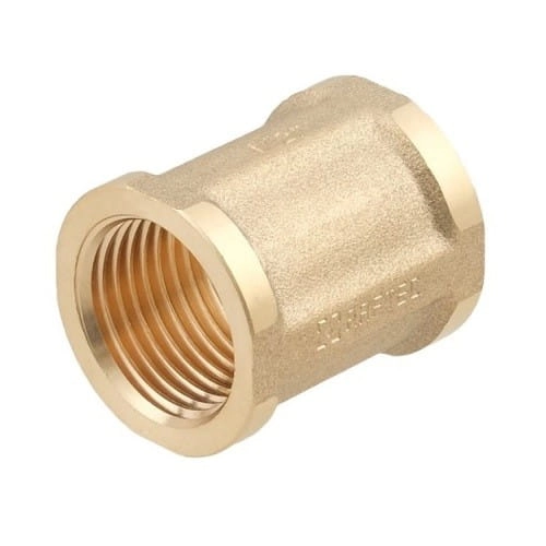 Муфта латунная Raftec Gold 3/4″ ВВ
