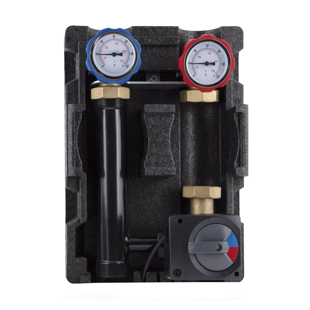 Насосная группа Icma 1 1/2"x3/4" без насоса, латунь (93R001AED53)
