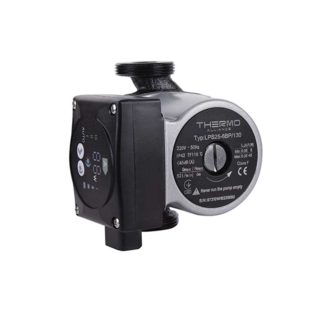 Насос циркуляционный Thermo Alliance LPSA 25/60/130 45 Вт H 6 м Q 52 л/мин автоматический (LPSA2560130)