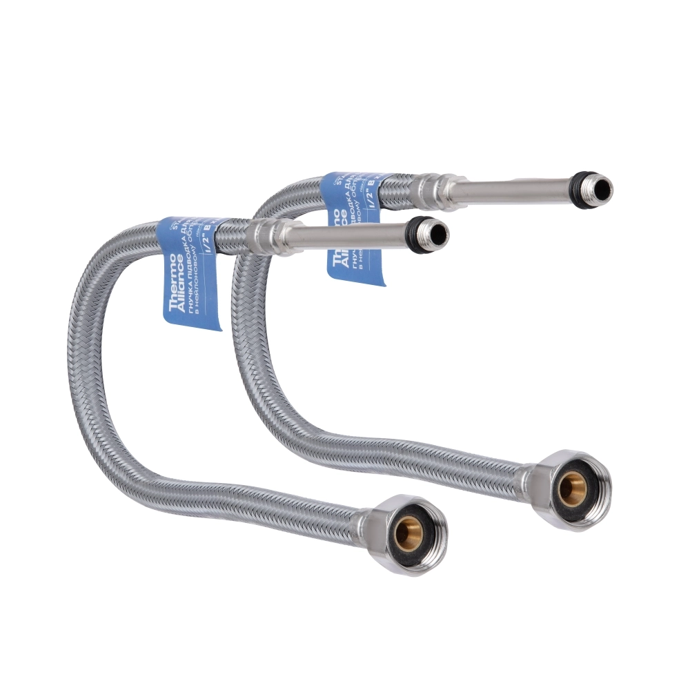 Шланги для смесителя Thermo Alliance Standart  M10x1/2" ВН (50 см) удлиненный (TAS386W50L)