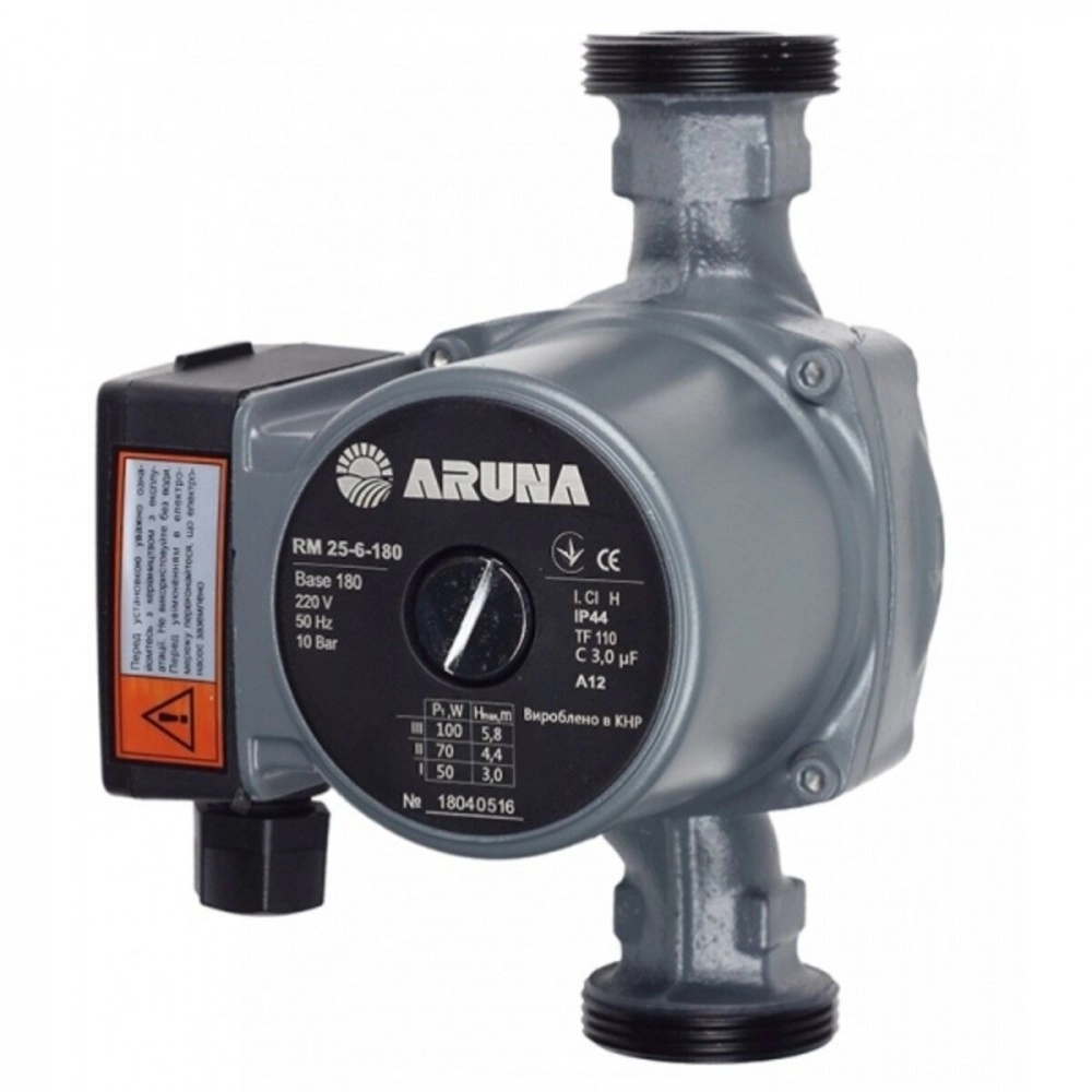 Циркуляционный насос ARUNA RM 25-4-130 70 Вт H 4 м Q 50 л/мин механический (4823121302879)