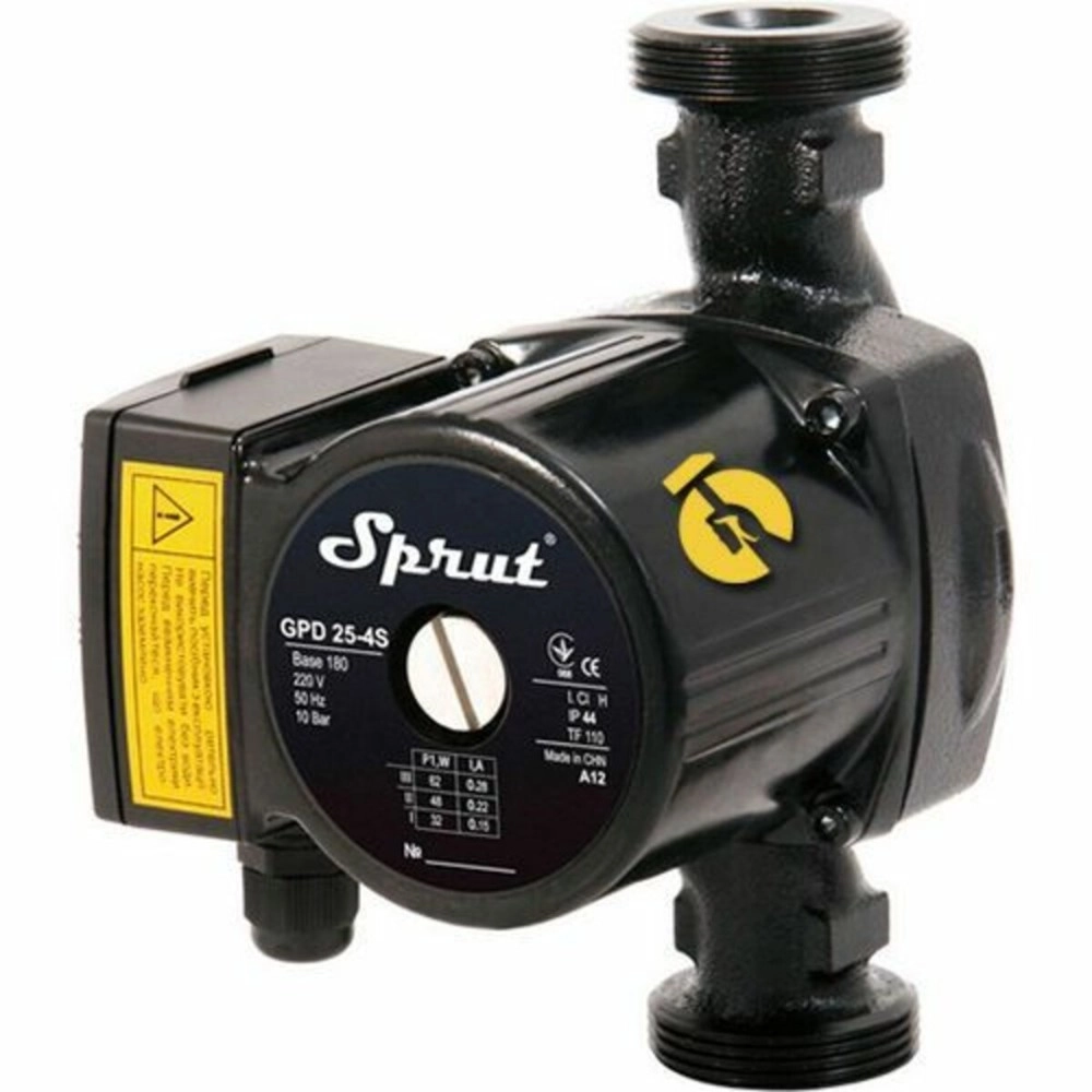 Циркуляционный насос Sprut GPD 25-4 180  62 Вт H 5 м Q 41 л/мин механический (4823072200804)