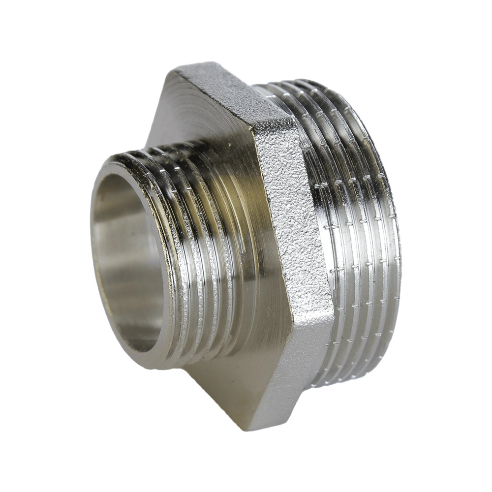 Ниппель латунный VLMZ А0509А(нк) 1 1/2" x 1"