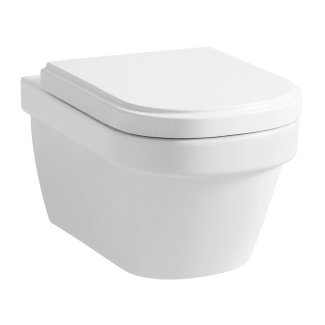 Подвесной унитаз LAUFEN LB 560x360 округлый, с сидением, белый (H8206800000001)