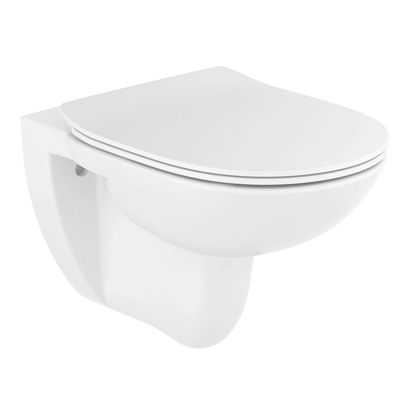 Подвесной унитаз ROCA DEBBA Round Rimless 540x355 овальный, с сидением, белый (A34H992000)