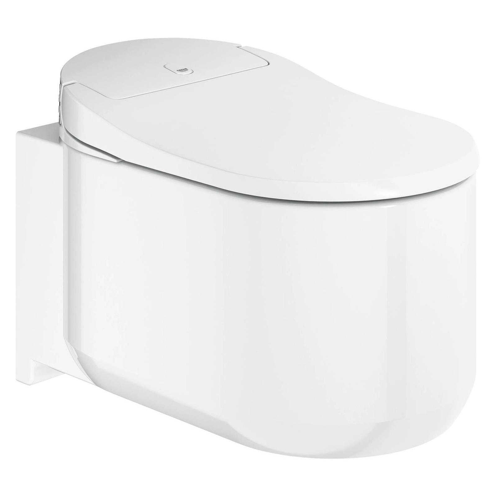 Подвесной унитаз GROHE Sensia Arena 600x460 овальный, с сидением, белый