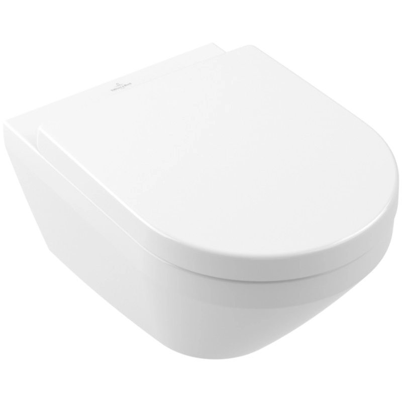 Подвесной унитаз Villeroy&Boch Architectura 530x370 округлый, с сидением, белый (4694CL01)