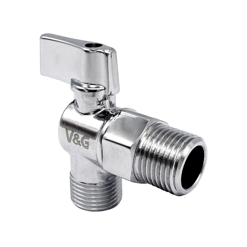 Приборный кран V&G 1/2"х1/2" угловой, латунь (VG-501101)