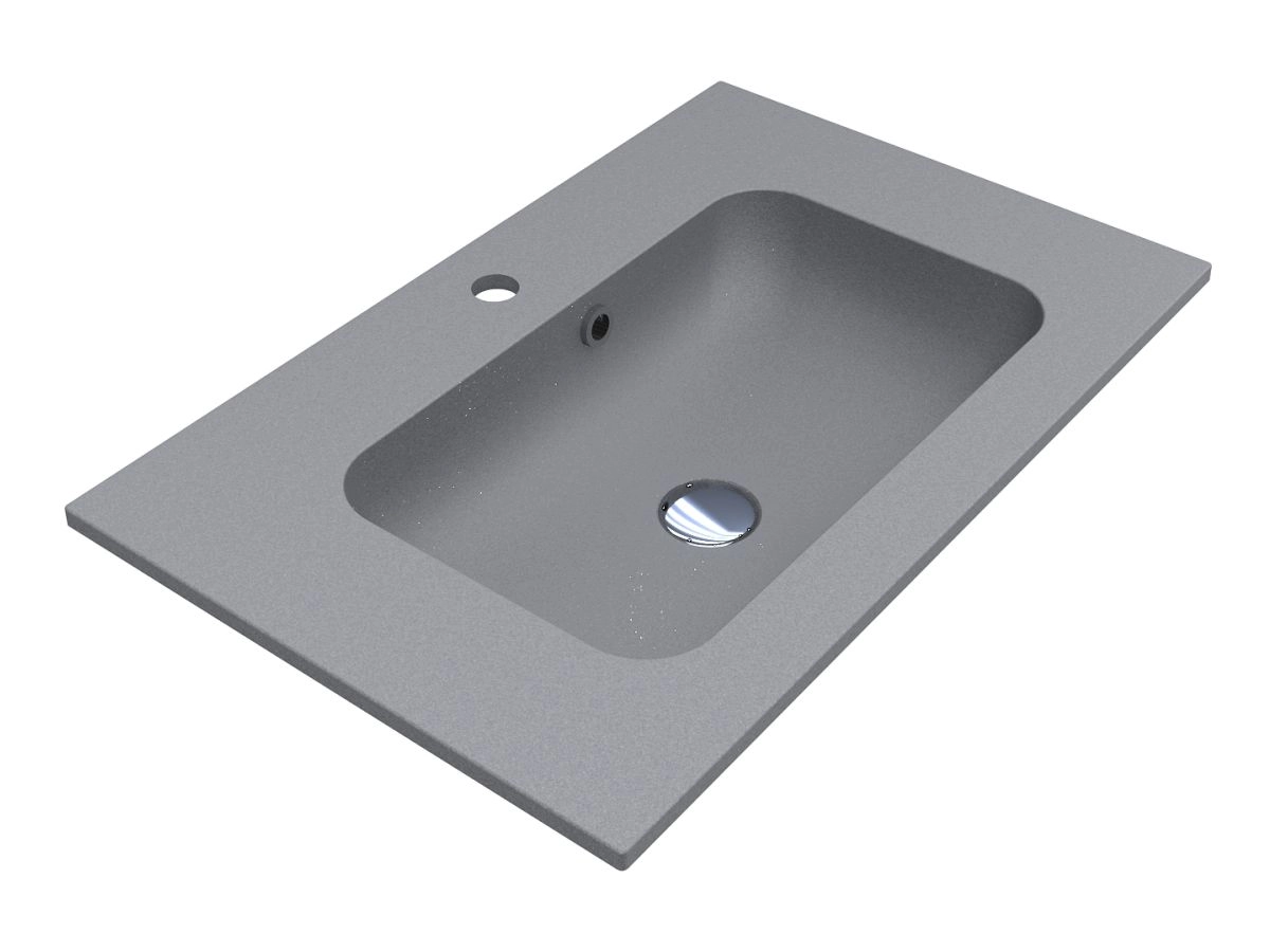 Умывальник Miraggio DELLA 700x450 MIRASTONE GRAY