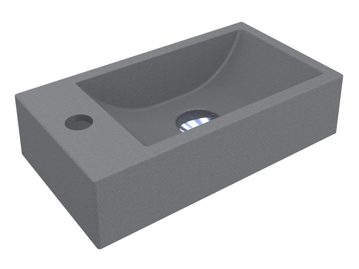 Умывальник Miraggio FARO R 400x220 MIRASTONE GRAY