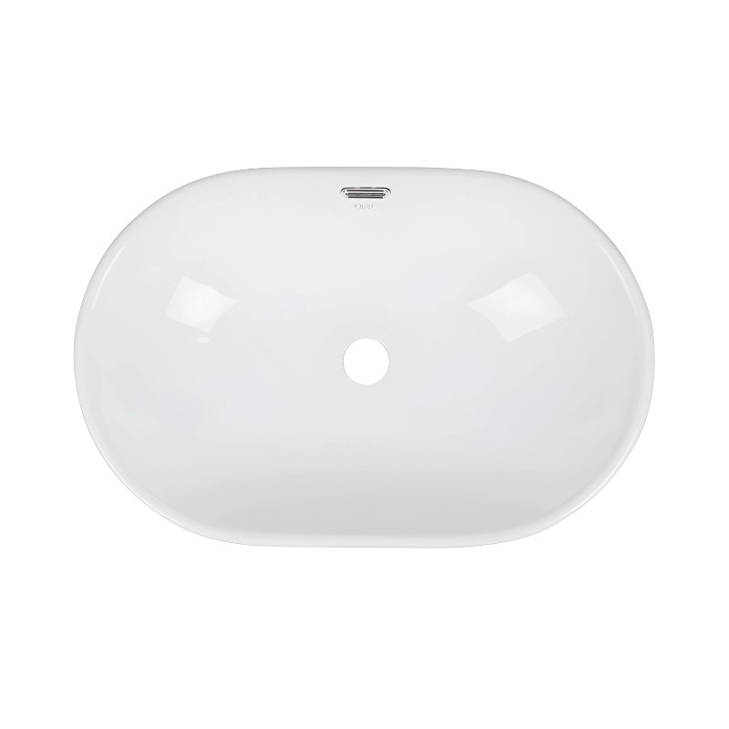 Раковина врезная Qtap Leo 590x400x170 белая (QT11114028WN)