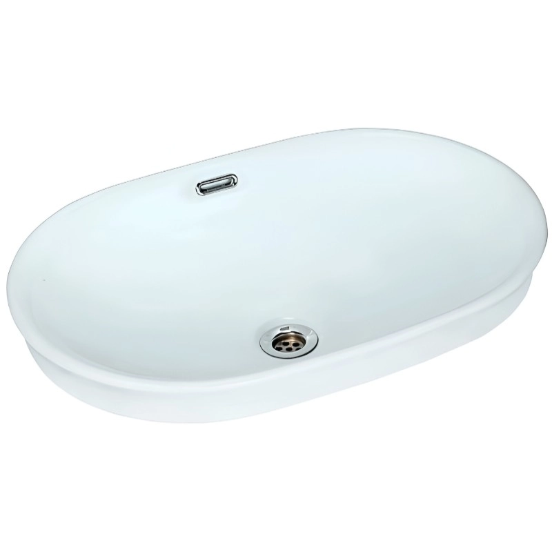 Раковина JAQUAR Solo 600x400 овальная белая
