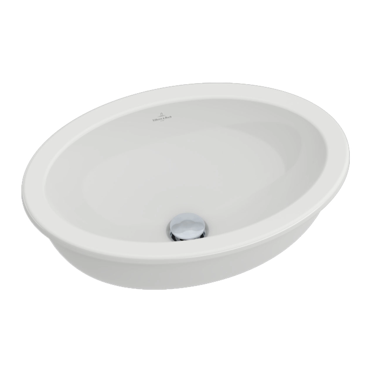 Раковина врезная Villeroy&Boch Loop&Friends 570x405 овальная, белая (61612101)