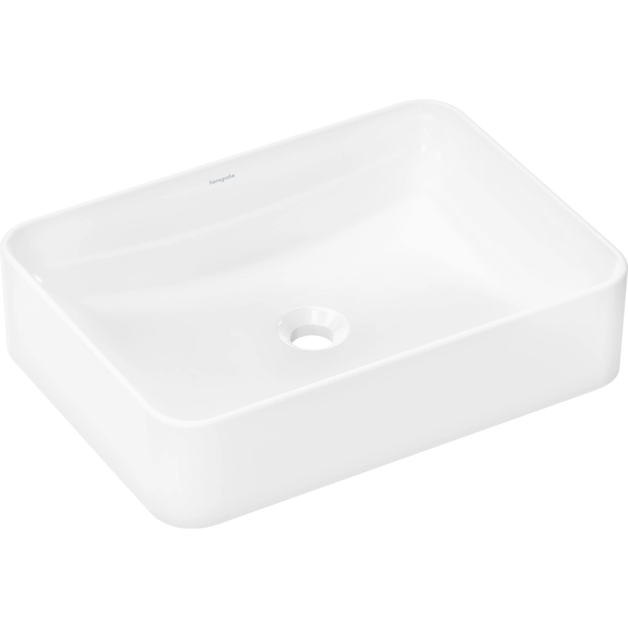 Умывальник накладной Hansgrohe Xuniva Q 550x400 прямоугольный, белый (60168450)