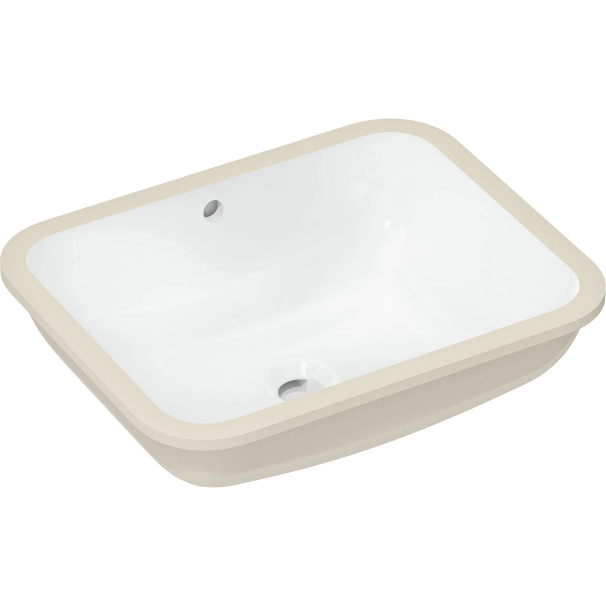 Умывальник врезной Hansgrohe Xuniva Q 500x400 прямоугольный, белый (60154450)