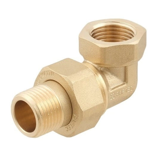 Сгон Американка Raftec Gold 1/2″ ВН угловая, латунь