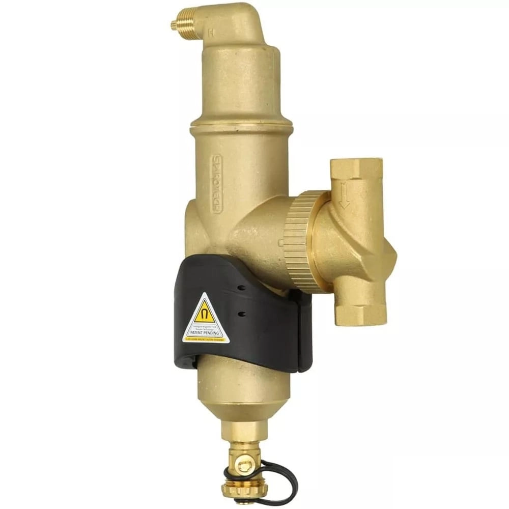 Сепаратор воздуха и шлама Spirotech SpiroCombi 1″ вертикальный, латунь (UC100WJ)