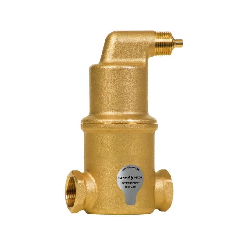 Сепаратор воздуха Spirotech Spirovent 3/4″ горизонтальный, латунь (AA075)