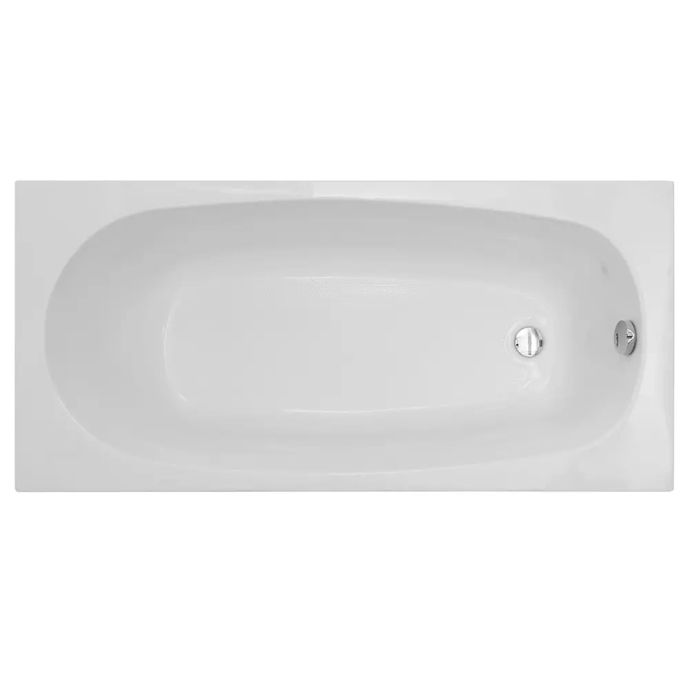 Ванна пристенная VOLLE Aiva 170x75 акриловая, белая глянцевая (1229.001775)