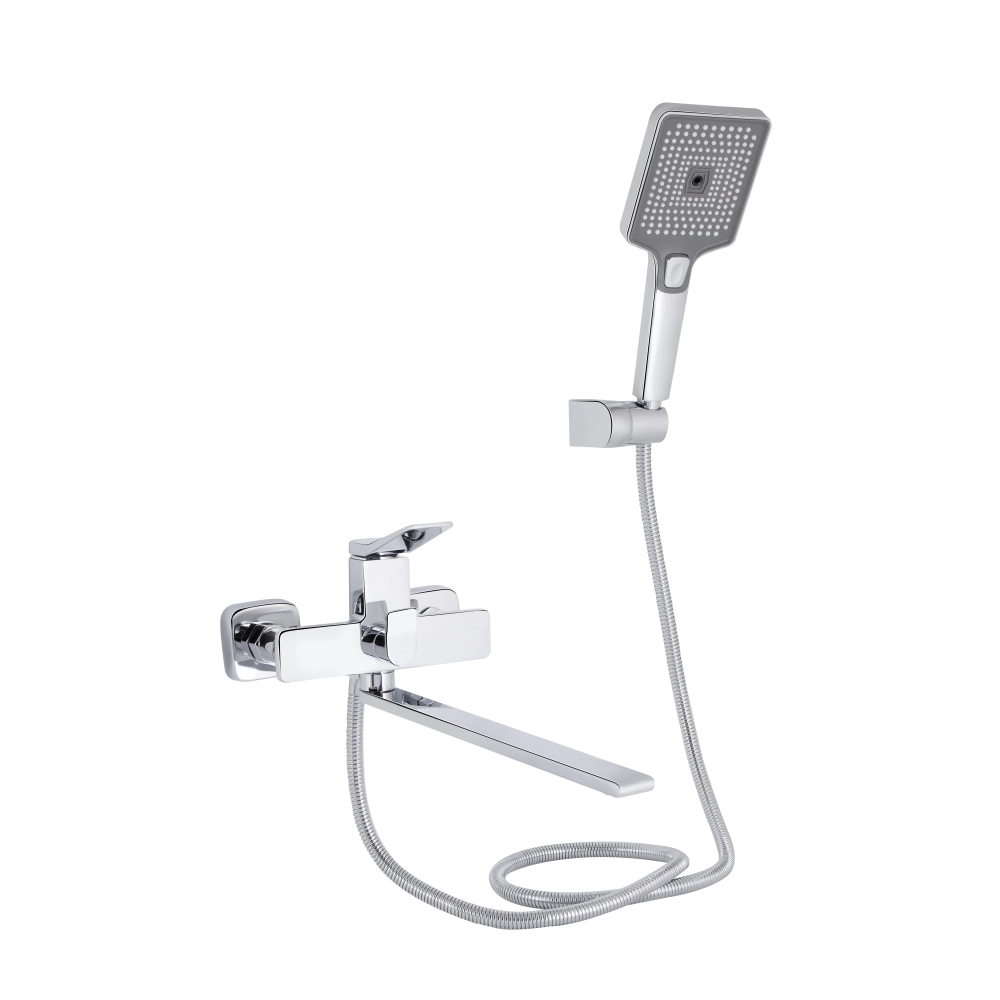 Смеситель для ванны Qtap Presto однорычажный, хром (QTPRE2601CRM45573)
