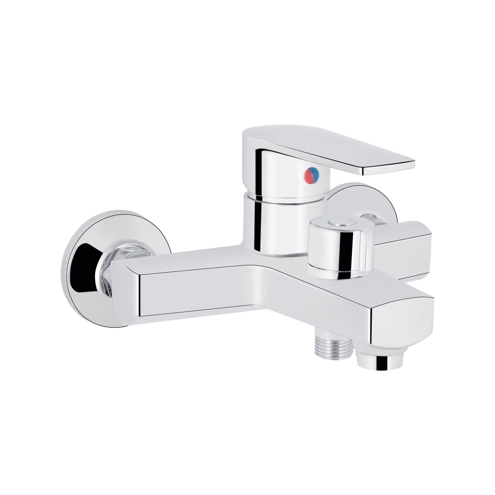 Смеситель для ванны Brinex 35C 006N однорычажный, хром (BRIN35C006N)
