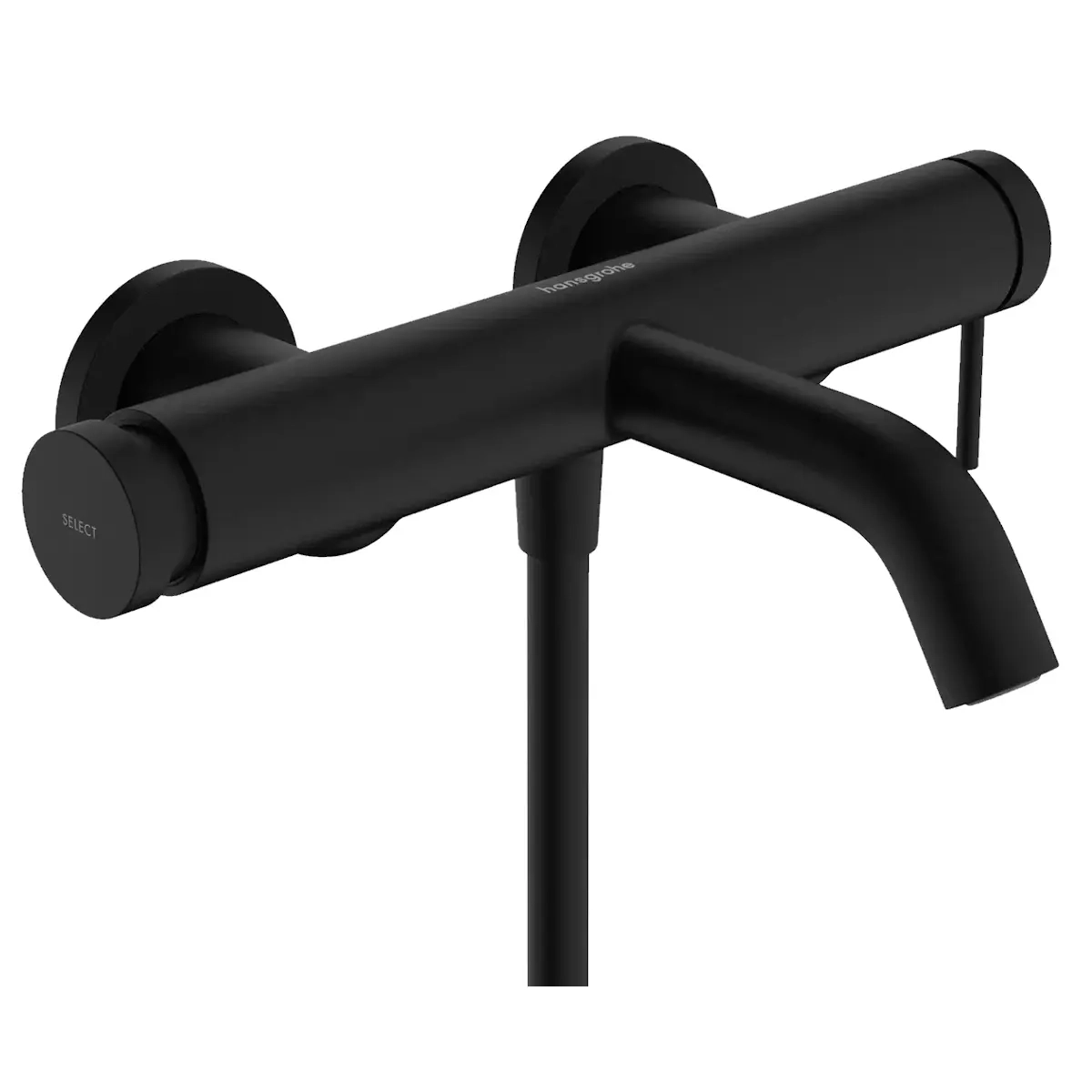 Смеситель для ванны Hansgrohe Tecturis S однорычажный, черный матовый (73422670)