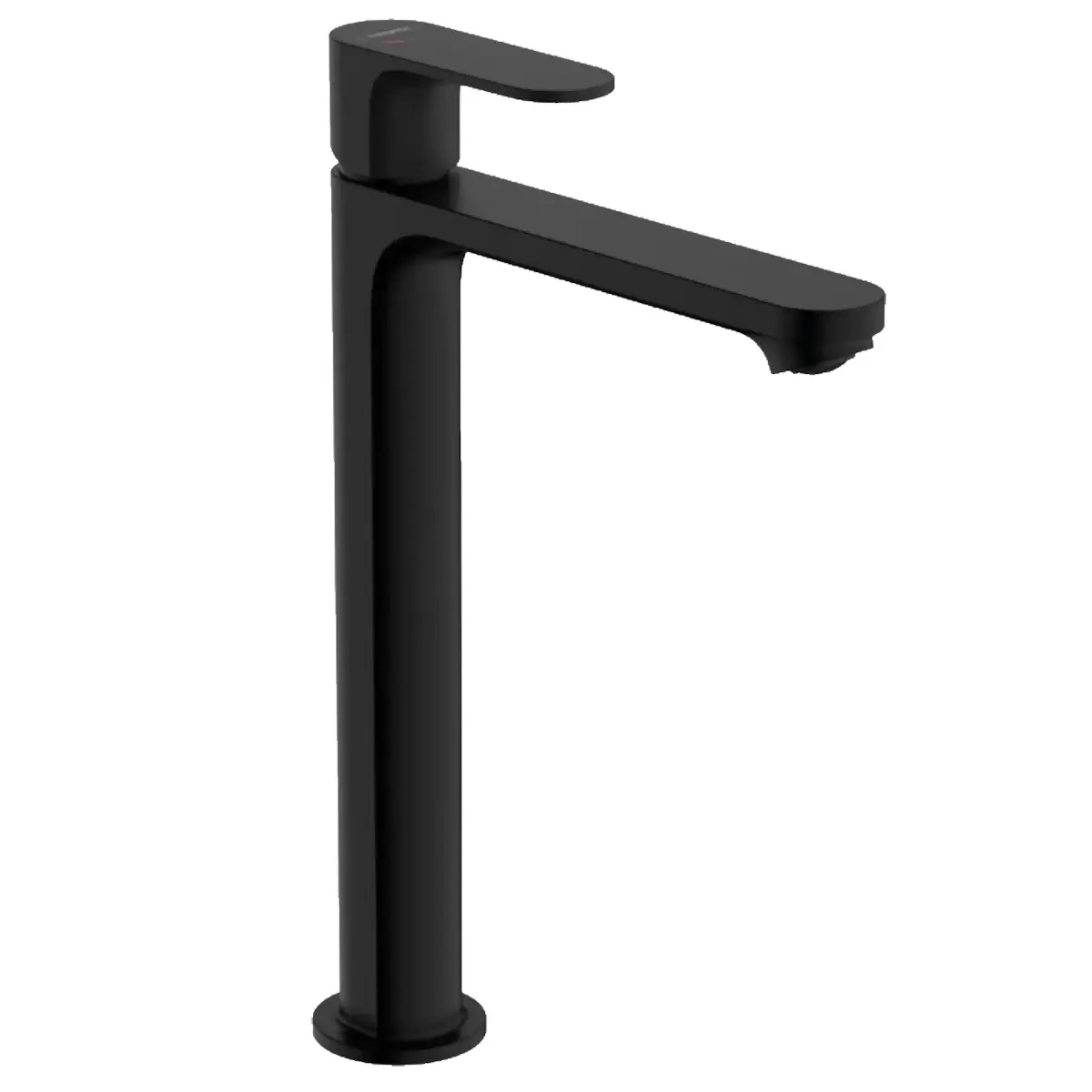 Смеситель для умывальника Hansgrohe Rebris S CoolStart EcoSmart+ однорычажный, черный матовый (72590670)