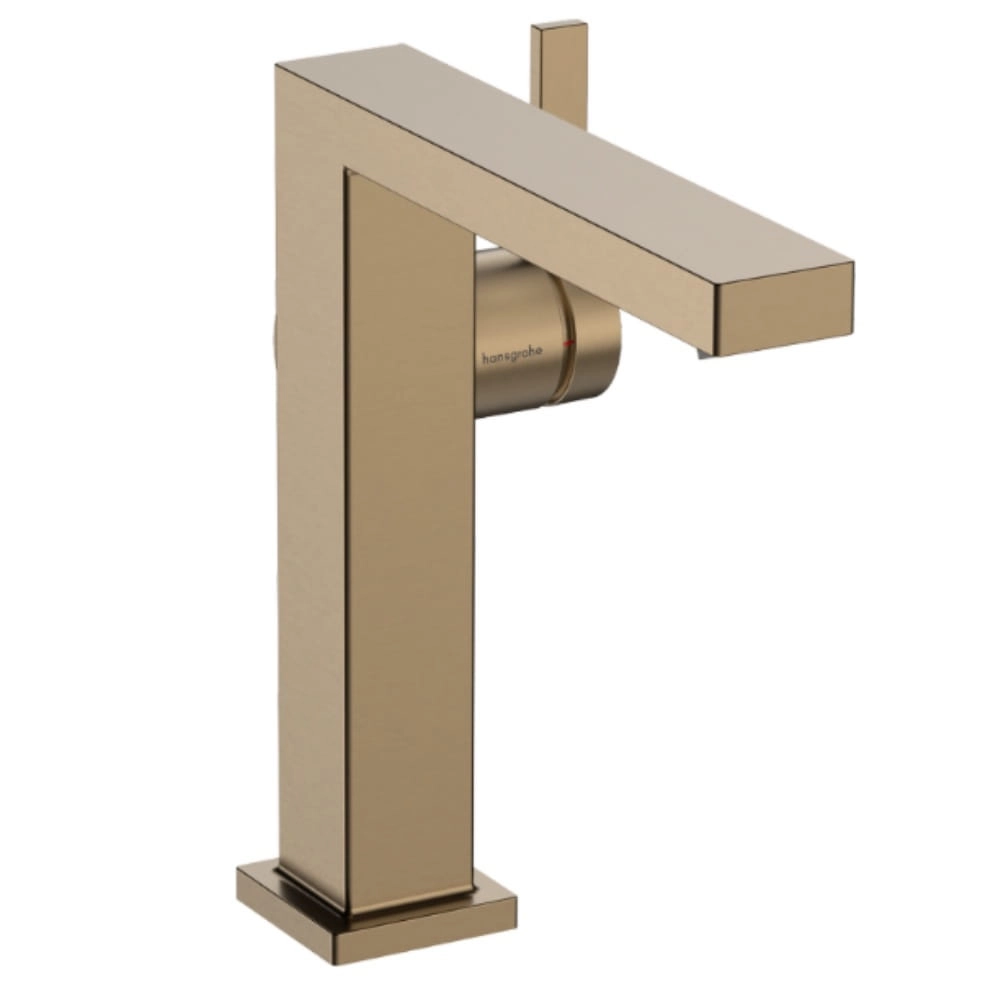 Смеситель для умывальника Hansgrohe Tecturis E CoolStart EcoSmart+ однорычажный, бронза (73040140)