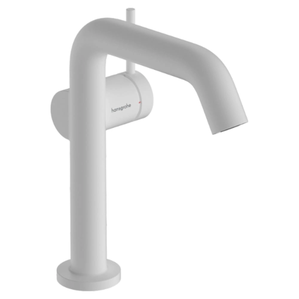 Смеситель для умывальника Hansgrohe Tecturis S CoolStart, EcoSmart+ однорычажный, белый матовый (73340700)